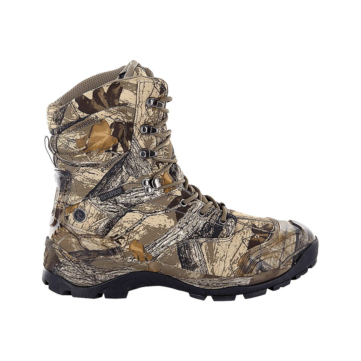NORTHSIDE MEN'S CROSSITE 9 200GR WATERPROOF BOOTS - TAN CAMO - SIDE VIEW