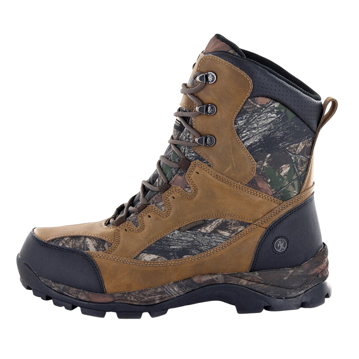 NORTHSIDE MEN'S RENEGADE 9" LEATHER 800GR WP - TAN / CAMO - RIGHT VIEW