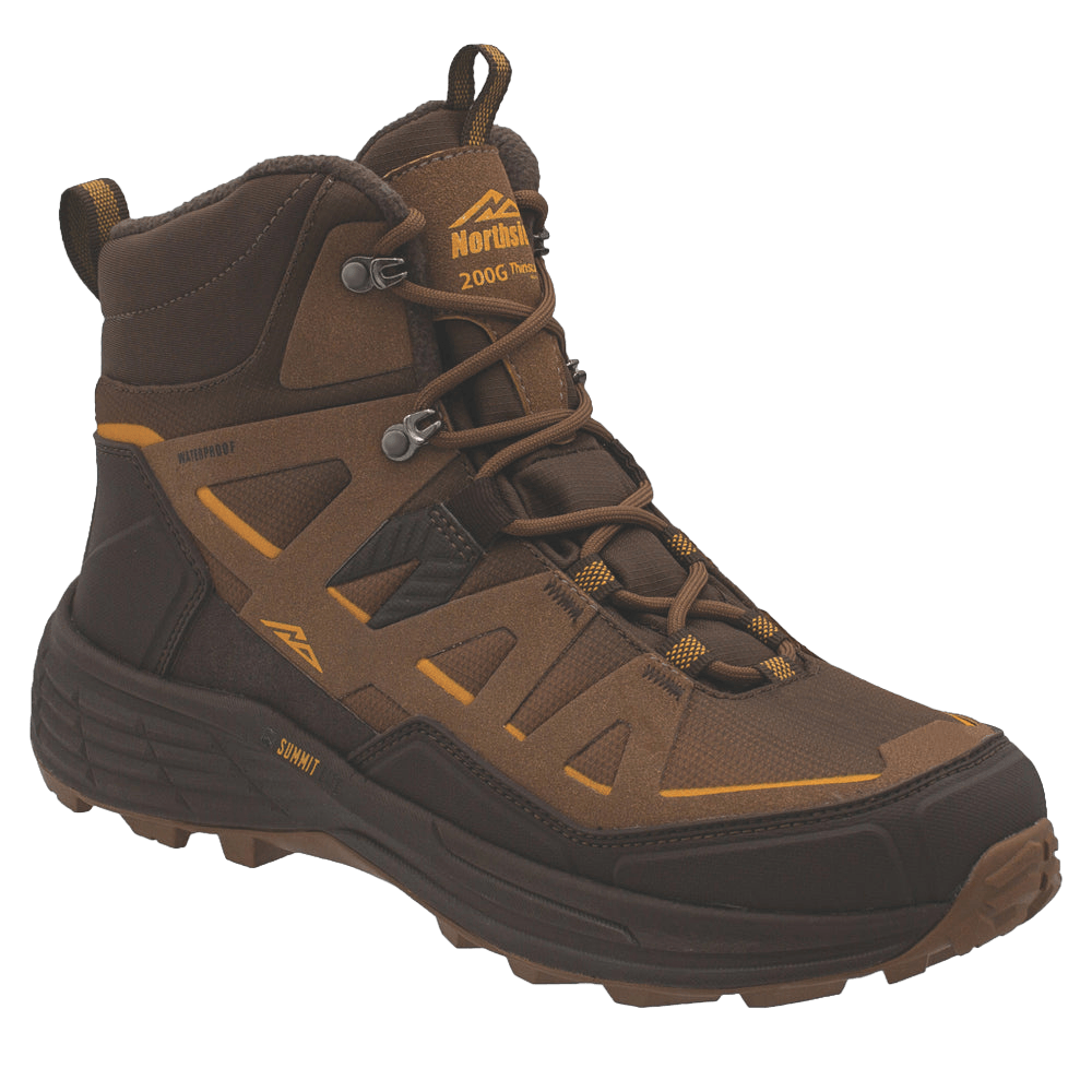 NORTHSIDE STORMHOLD WATER PROOF 200G -25°F BOOT- BROWN SIDE