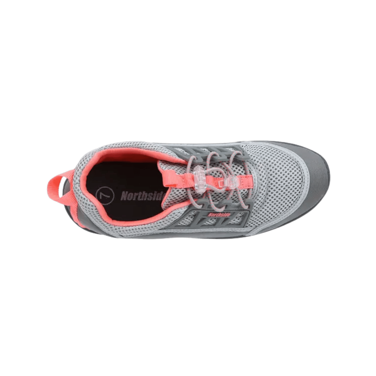 NORTHSIDE WOMEN'S BRILLE 3.0 WATER SHOE - GRAY/PEACH TOP VIEW
