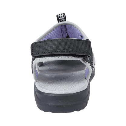 NORTHSIDE WOMEN'S TORRANCE CLOSED TOE SANDAL - BLACK/LILAC BACK