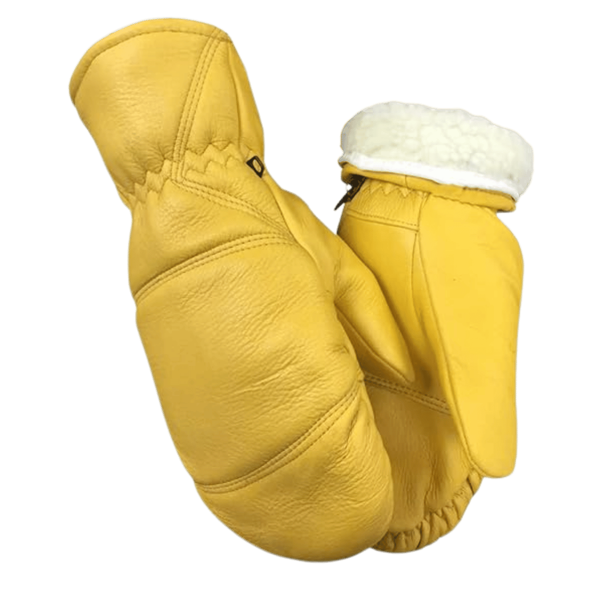 NORTHSTAR UNISEX GRAIN DEERSKIN MITT WITH POLAR LINER - TAN