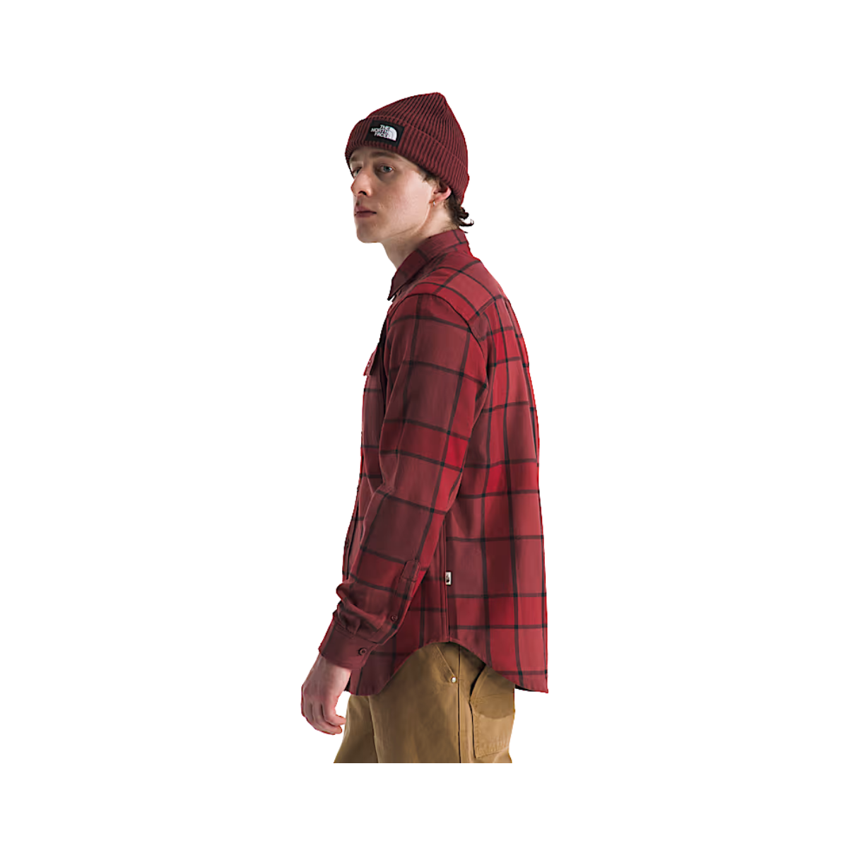 NORTH_FACE_ARROYO_FLANNEL_SHIRT_PLAID_-_STANDARD_FIT_SUMAC_SM_PLD_SIDE