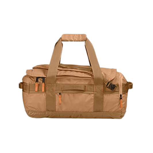 THE NORTH FACE BASE CAMP VOYAGER DUFFEL – 42L - BUTTER/BRN/MAN - FRONT VIEW