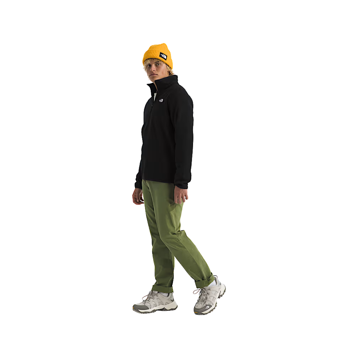 NORTH_FACE_GLACIER_FLEECE_1_4_ZIP_LIGHTWEIGHT_JACKET_SIDE