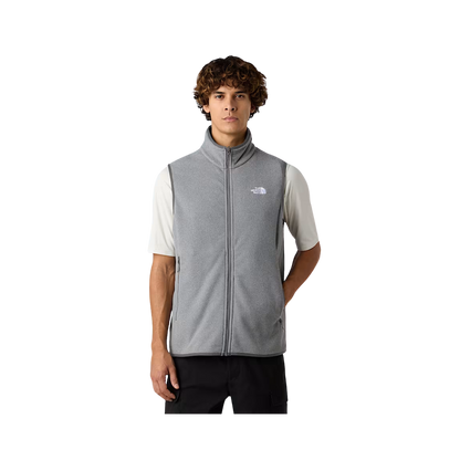 NORTH_FACE_GLACIER_FLEECE_HIKING_VEST_MID_GREY_FRONT