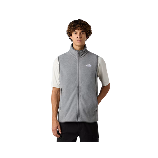NORTH_FACE_GLACIER_FLEECE_HIKING_VEST_MID_GREY_FRONT