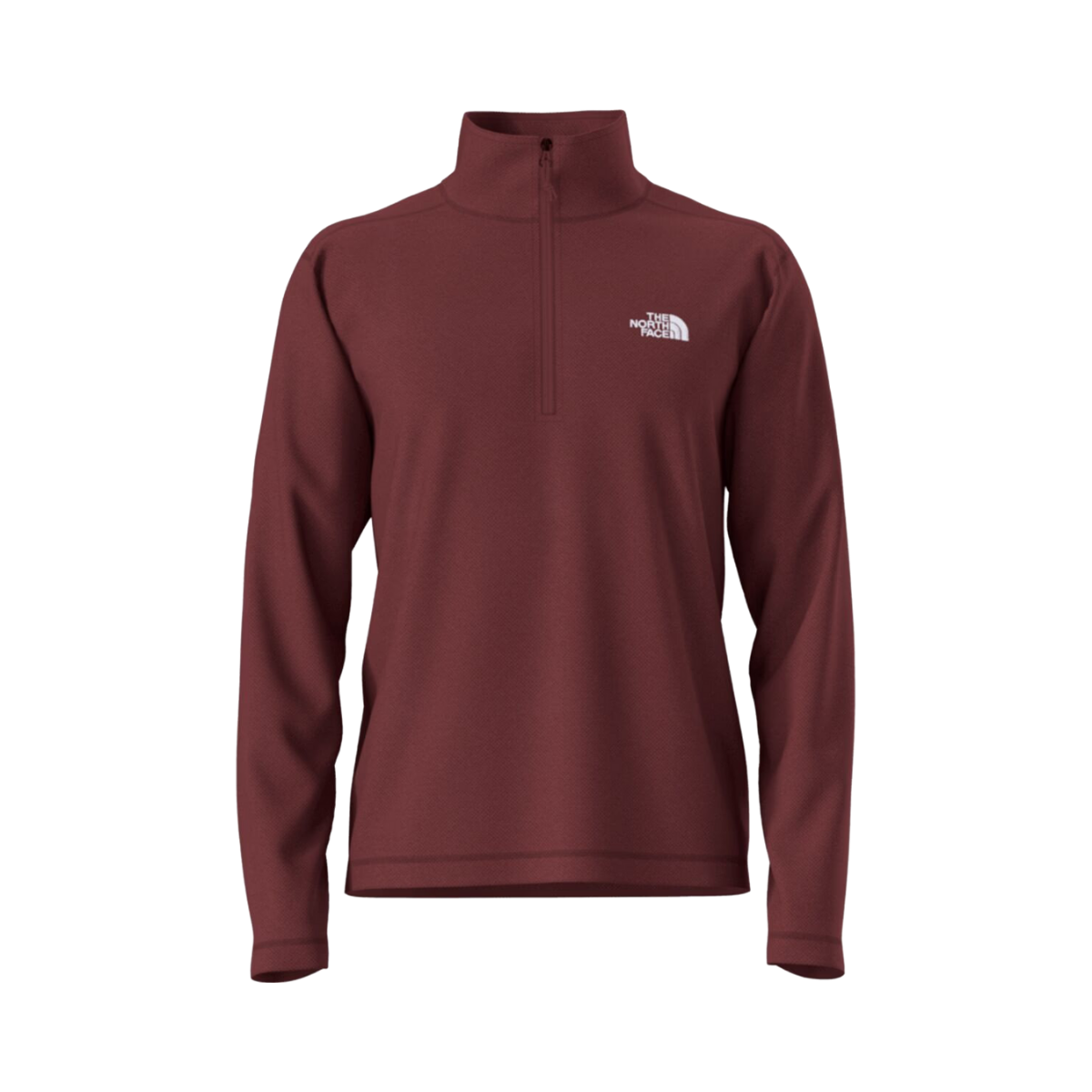 NORTH_FACE_TEXTURED_CAP_ROCK_1_4_ZIP_FLEECE_JACKET_FRONT