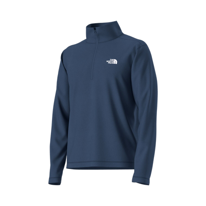 NORTH_FACE_TEXTURED_CAP_ROCK_1_4_ZIP_FLEECE_JACKET_SHADY_BLUE_HEATHER_SIDE
