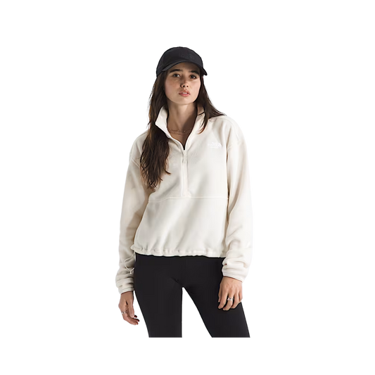 NORTH_FACE_WOMEN_GLACIER_FLEECE_1_2_ZIP_SHORT_LIGHTWEIGHT_JACKET_FRONT