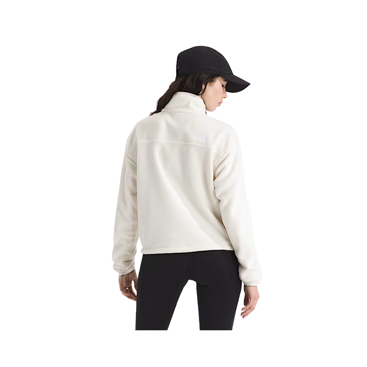 NORTH_FACE_WOMEN_GLACIER_FLEECE_1_2_ZIP_SHORT_LIGHTWEIGHT_JACKET_BACK