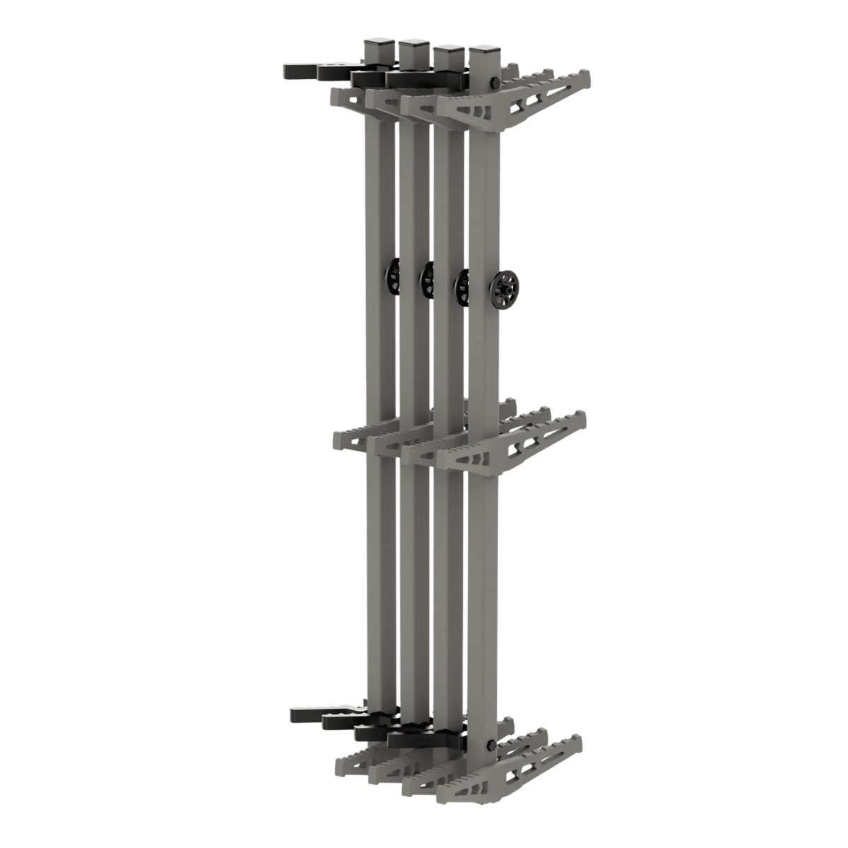 NOVIX DOUBLE STEP CLIMBING STICKS 4 PACK - CLASSIC - SIDE FULL VIEW