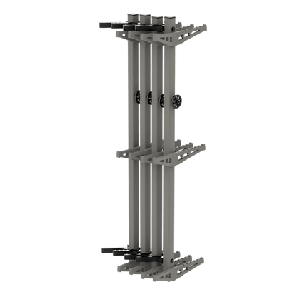 NOVIX DOUBLE STEP CLIMBING STICKS 4 PACK - CLASSIC - SIDE FULL VIEW