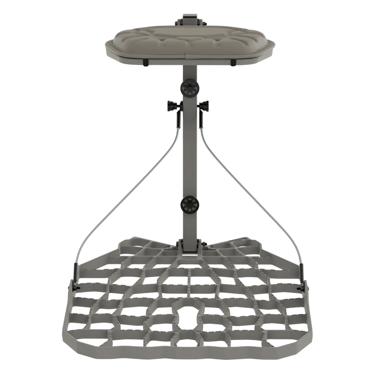 NOVIX HELO HANG ON TREESTAND ALUMINUM - CLASSIC - FRONT VIEW
