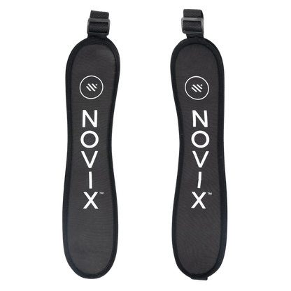 NOVIX PADDED BACKPACK STRAPS NEOPRENE SHELL - CLASSIC - FRONT VIEW