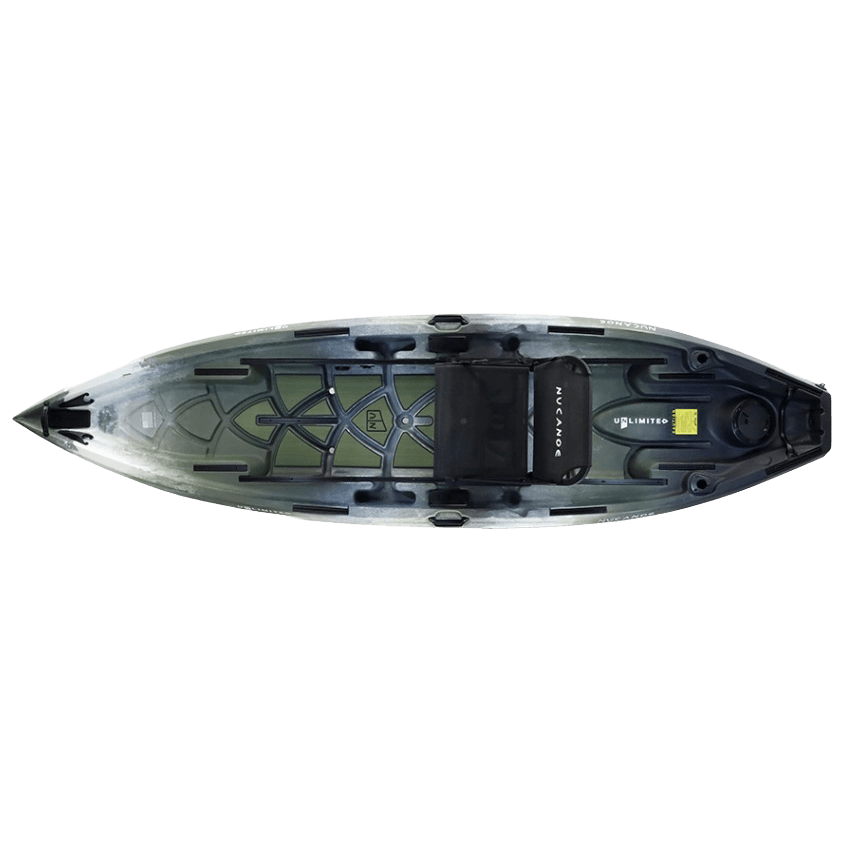 NUCANOE UNLIMITED 12.5 KAYAK - 12'6" - TUNDRA top down view