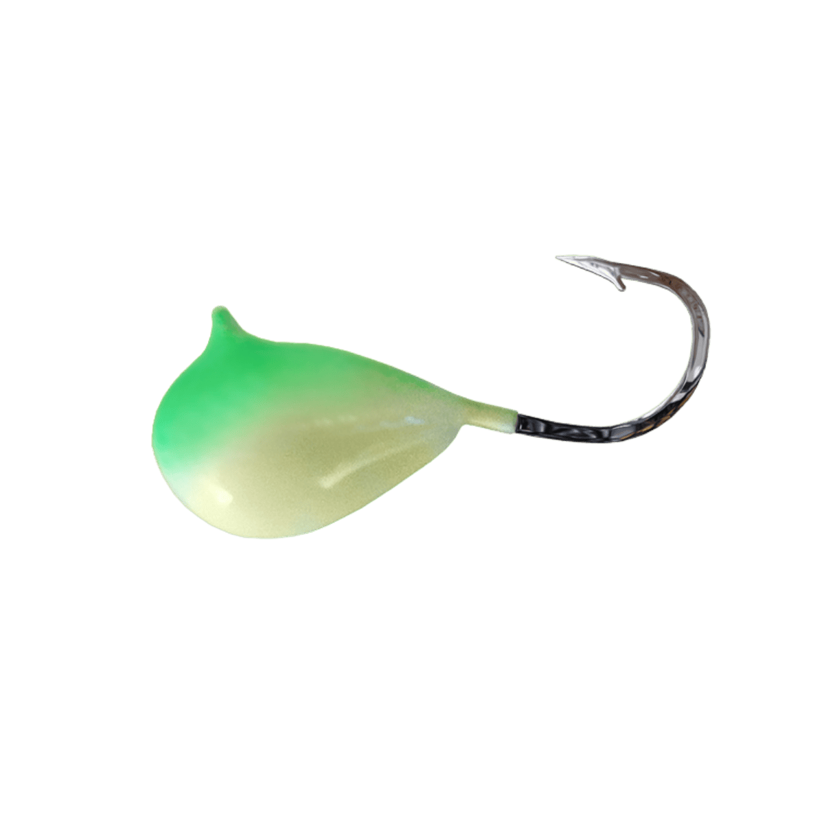 NW METRO TACKLE RAINDROP JIG - #10 - GLOW GREEN/GREEN