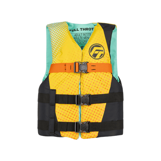 FULL THROTTLE TEEN NYLON VEST - YELLOW