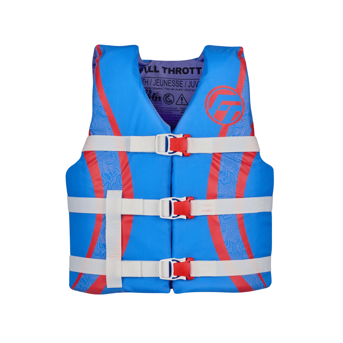 FULL THROTTLE YOUTH NYLON VEST - PURPLE