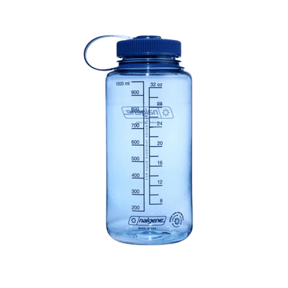 NALGENE WIDE MOUTH SUSTAIN BOTTLE 32OZ - BABY BLUE - BACK VIEW