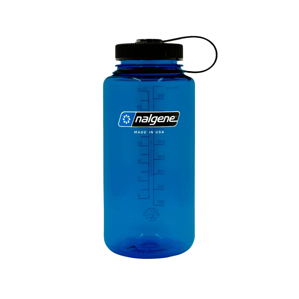 NALGENE WIDE MOUTH SUSTAIN BOTTLE 32OZ - SLATE BLUE - FRONT VIEW
