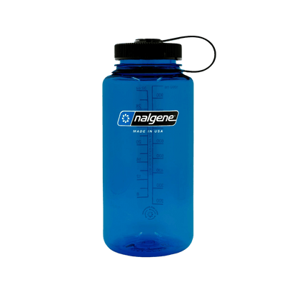 NALGENE WIDE MOUTH SUSTAIN BOTTLE 32OZ - SLATE BLUE - FRONT VIEW