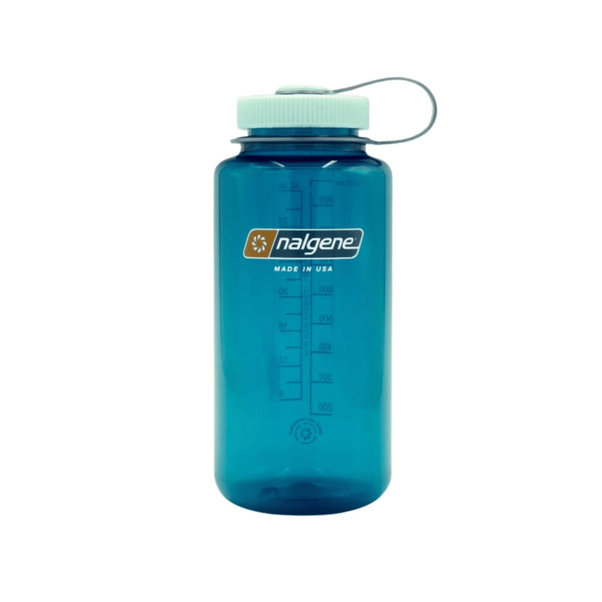 NALGENE WIDE MOUTH SUSTAIN BOTTLE 32OZ - TROUT GREEN - FRONT VIEW