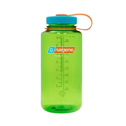 NALGENE WIDE MOUTH SUSTAIN BOTTLE 32OZ - PEAR - FRONT VIEW