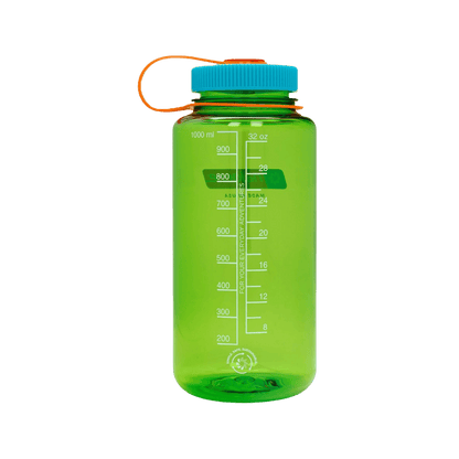 NALGENE WIDE MOUTH SUSTAIN BOTTLE 32OZ - PEAR - BACK VIEW