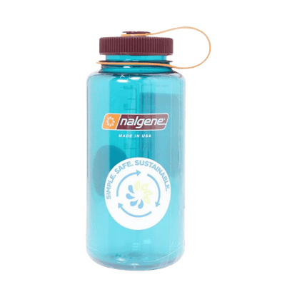 NALGENE WIDE MOUTH SUSTAIN BOTTLE 32OZ - TEAL - FRONT VIEW