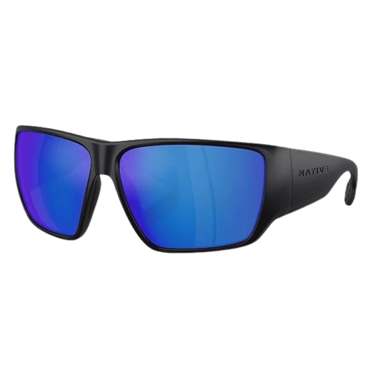 Native Eyewear Sightcaster II Sunglasses – Polarized Performance Fishing Shades - MATTE BLK