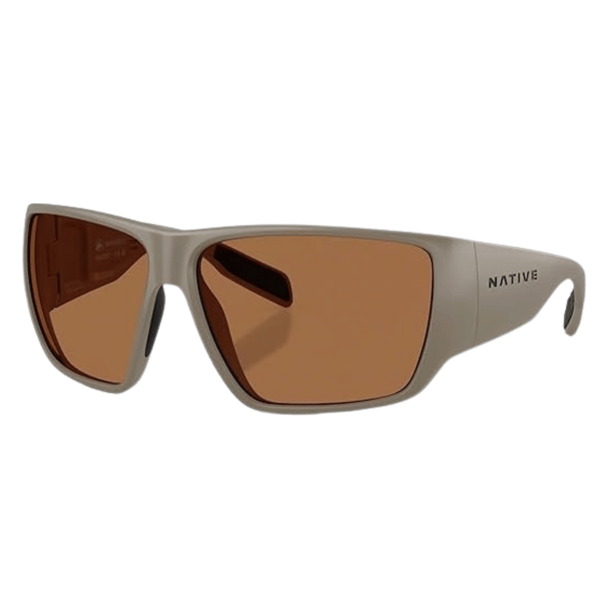 Native Eyewear Sightcaster II Sunglasses – Polarized Performance Fishing Shades - MT DESERT TAN
