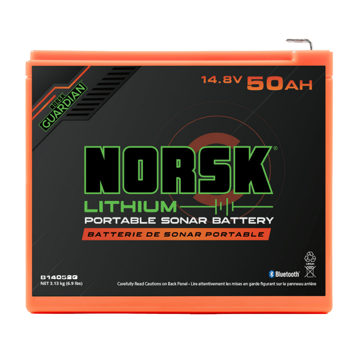 NORSK FISHING 14.8V-52AH-NMC BATTERY WITH CHARGER