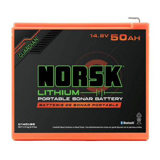 NORSK FISHING 14.8V-52AH-NMC BATTERY WITH CHARGER