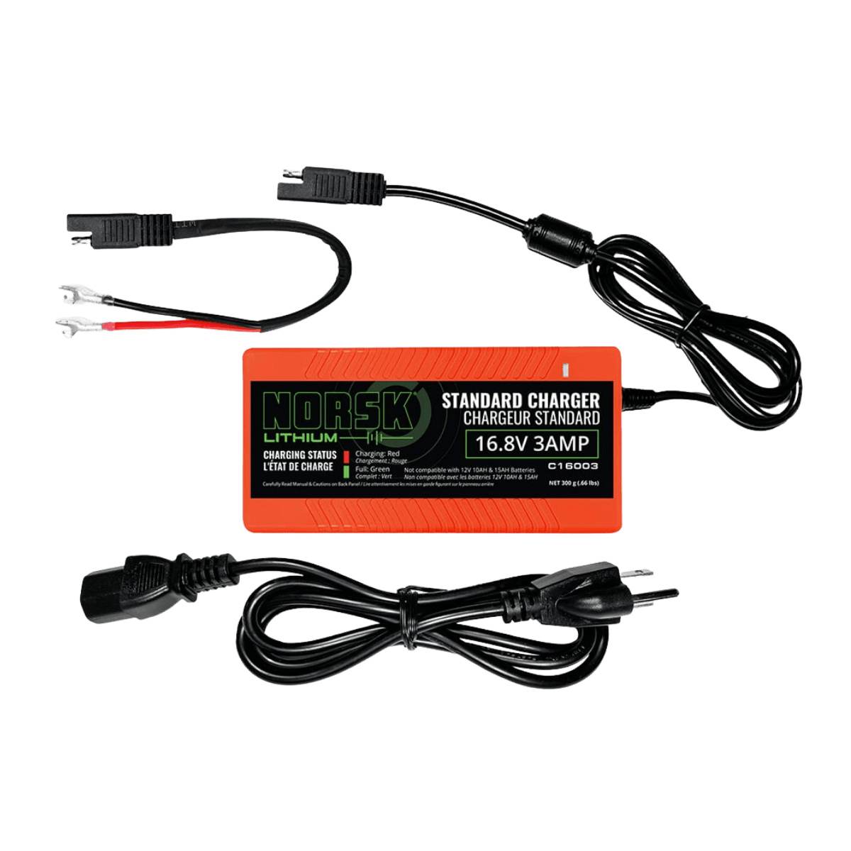 NORSK FISHING 14.8V-15AH-NMC BATTERY WITH CHARGER - CHARGER KIT