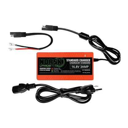 NORSK FISHING 14.8V-15AH-NMC BATTERY WITH CHARGER - CHARGER KIT
