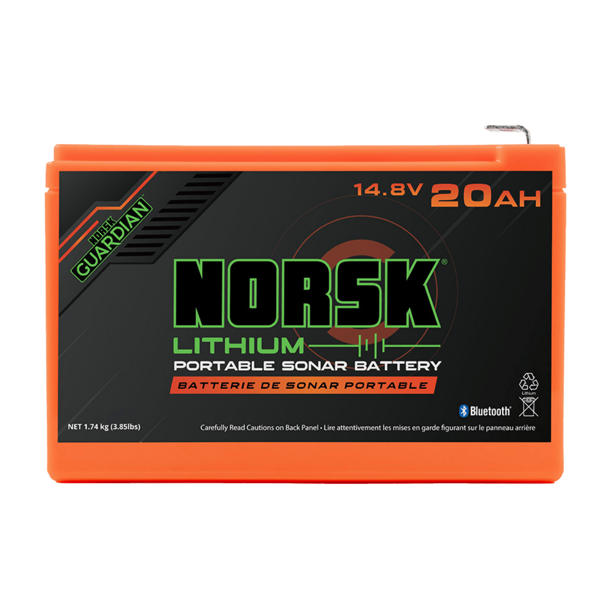 NORSK FISHING 14.8V-20.8AH-NMC BATTERY WITH CHARGER