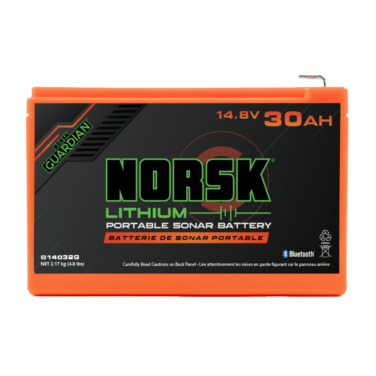 NORSK FISHING 14.8V-32AH-NMC BATTERY WITH CHARGER