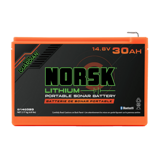 NORSK FISHING 14.8V-32AH-NMC BATTERY WITH CHARGER