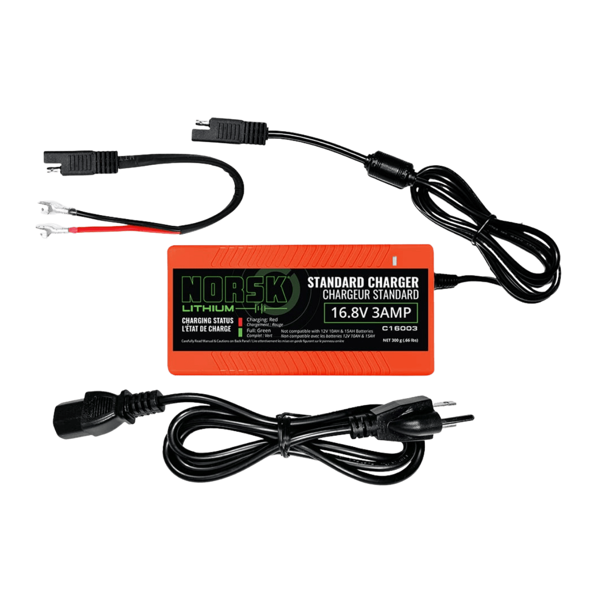 NORSK FISHING 14.8V-32AH-NMC BATTERY WITH CHARGER - CHARGER KIT