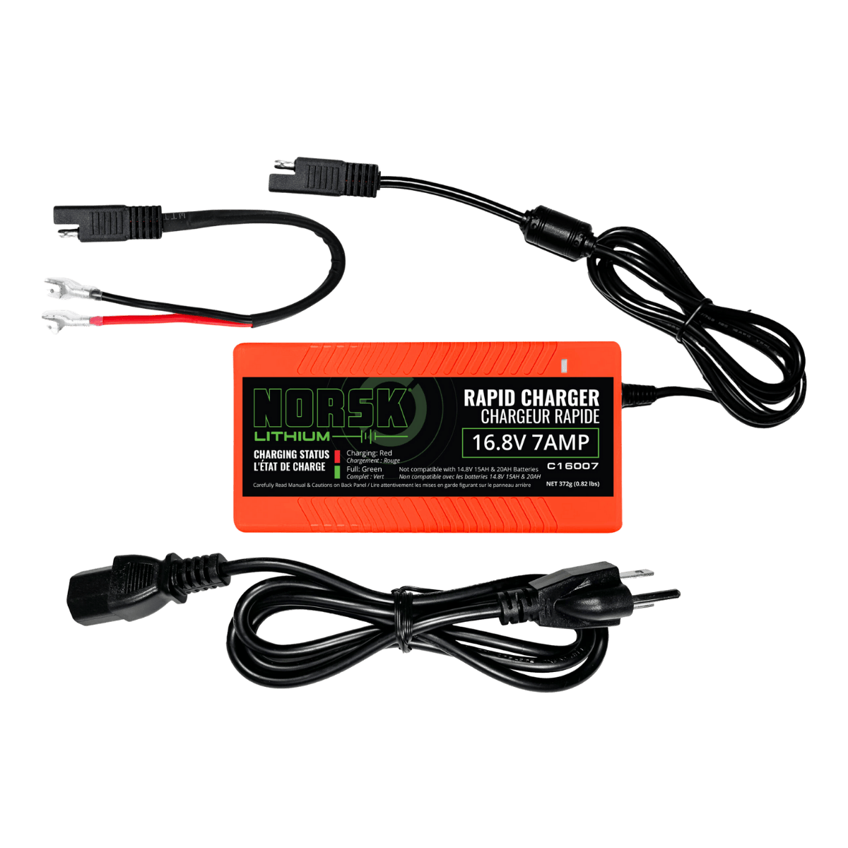 NORSK FISHING 16.8V-7A NMC RAPID CHARGER