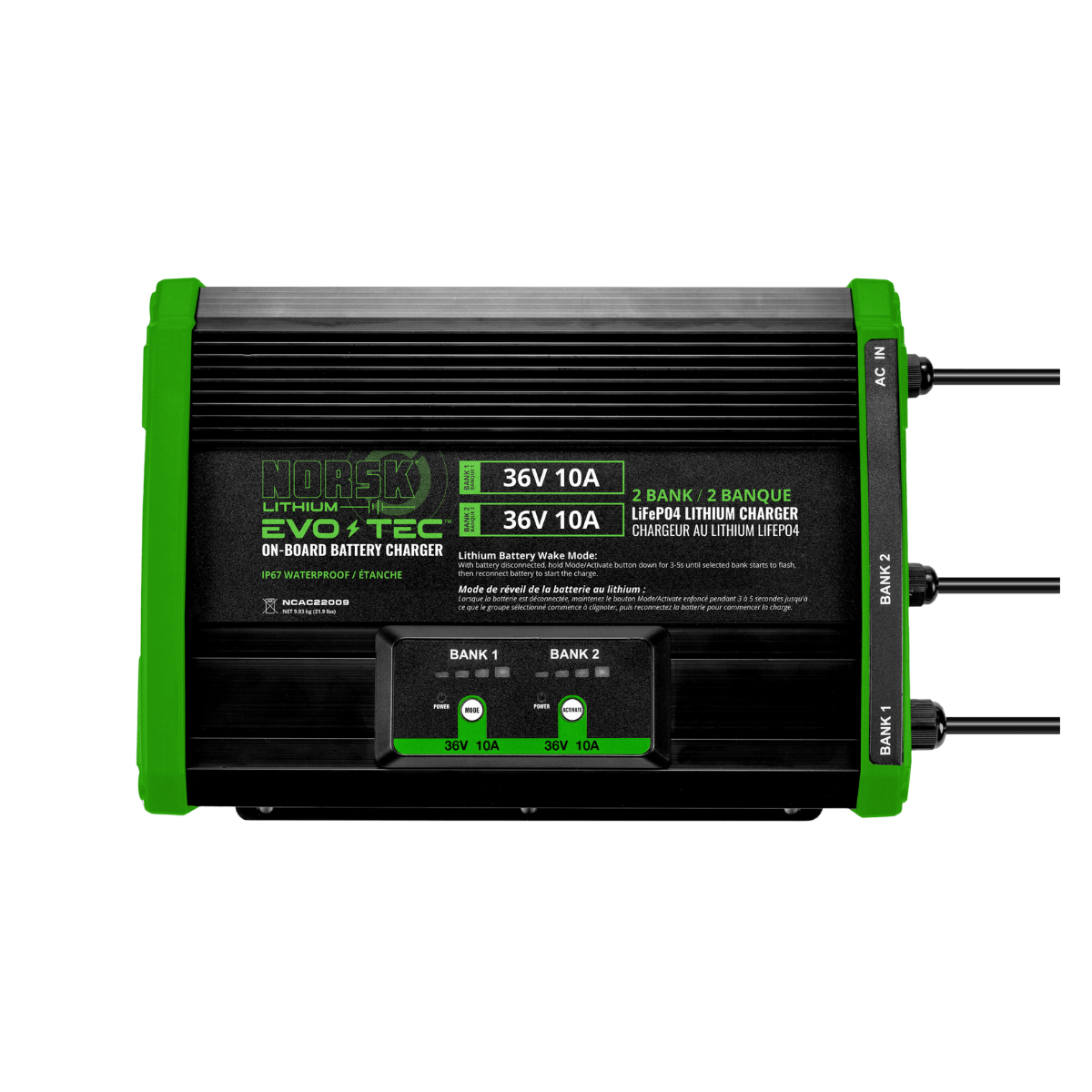 NORSK FISHING 36V/36V 2B BATTERY CHARGER