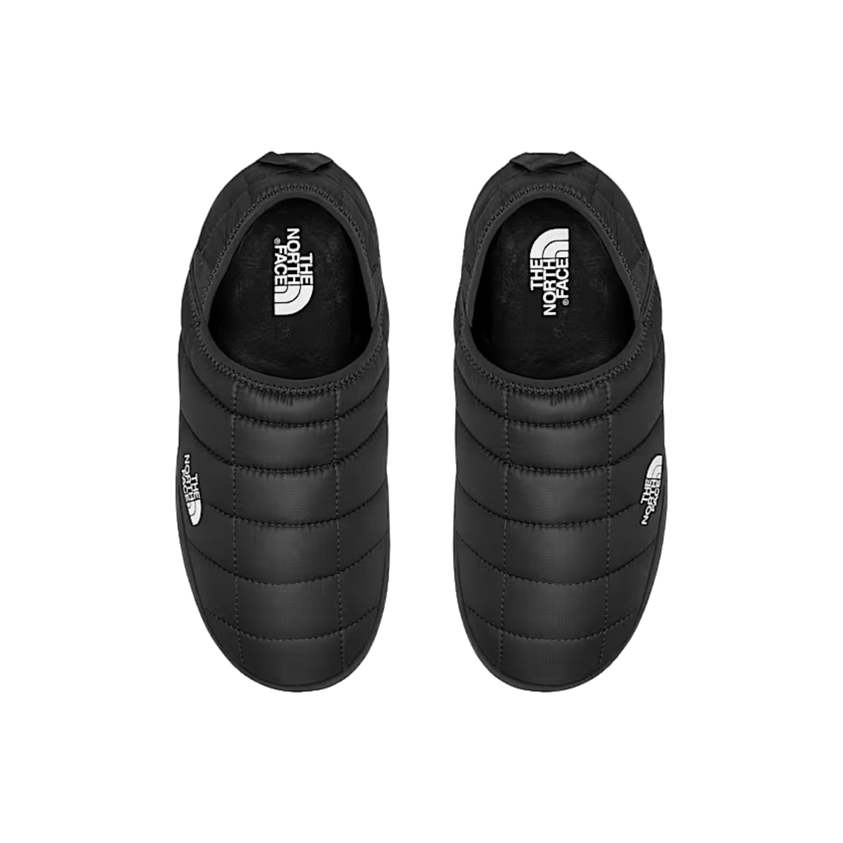 WOMEN'S THERMOBALL TRACTION MULES V - TNF BLACK - TOP FRONT VIEW