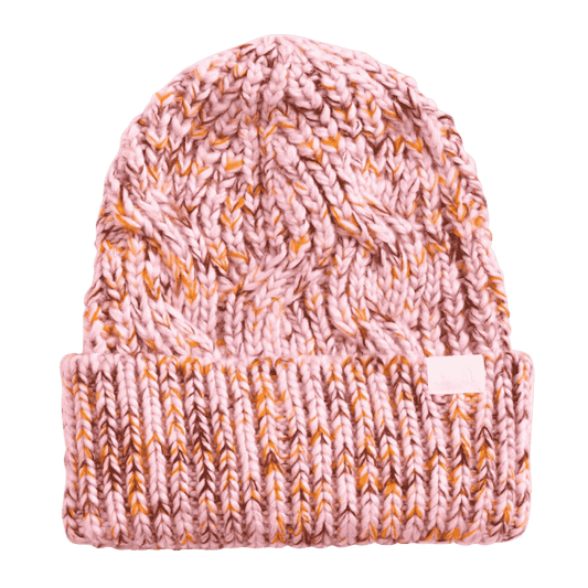 THE NORTH FACE RHODINA BEANIE HAT - ONE SIZE - CAMEO PINK