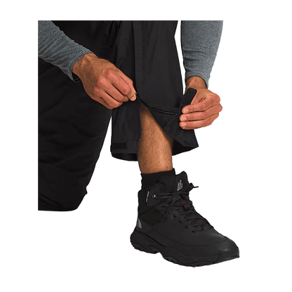THE NORTH FACE MEN'S ANTORA RAIN PANTS REG - TNF BLACK - ANKLE DETAIL VIEW