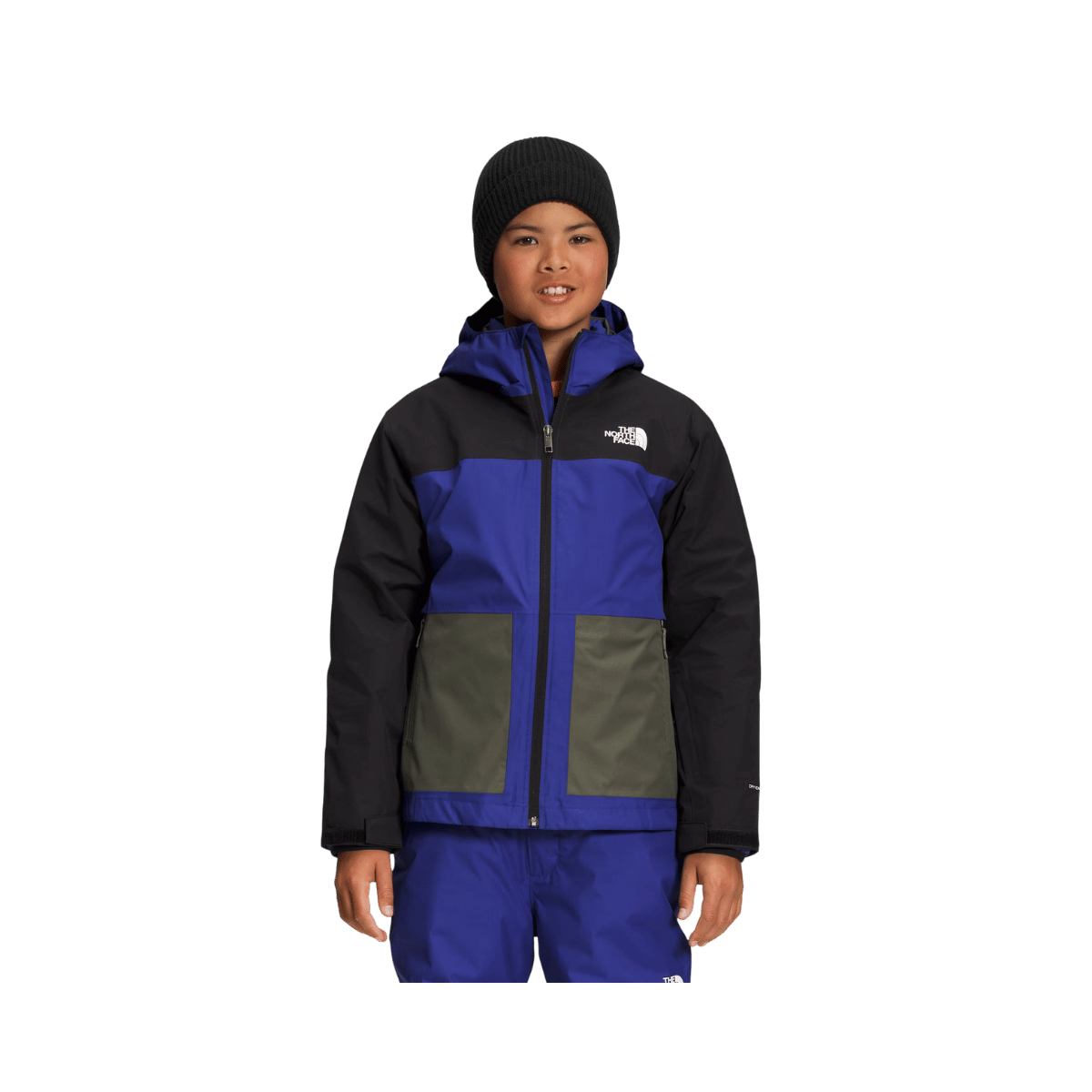 THE NORTH FACE BOYS' FREEDOM TRICLIMATE JACKET - LAPIS BLUE - FRONT VIEW