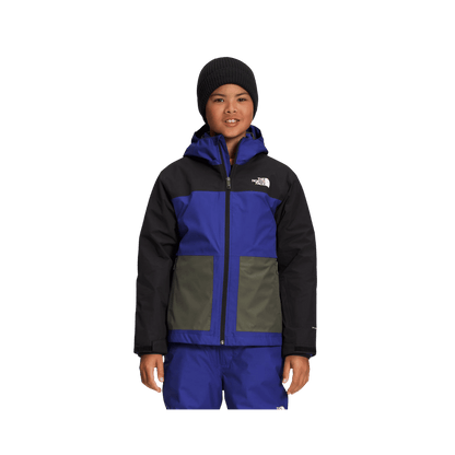 THE NORTH FACE BOYS' FREEDOM TRICLIMATE JACKET - LAPIS BLUE - FRONT VIEW