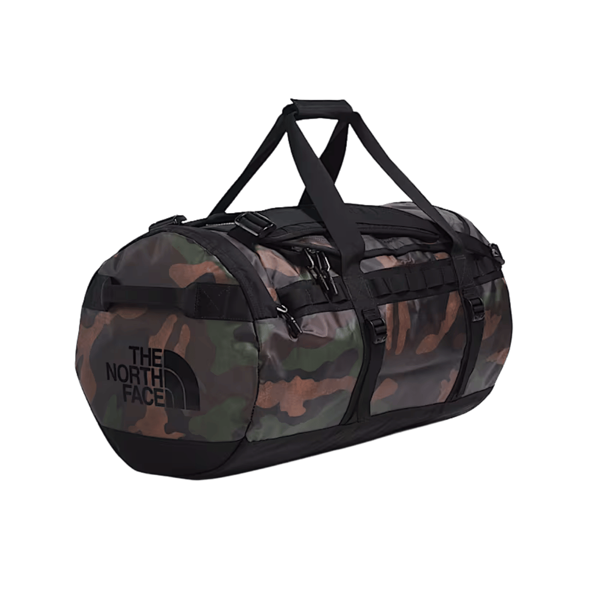 THE NORTH FACE BASE CAMP DUFFEL - LARGE -  TNF BLACK CAMO - SIDE VIEW