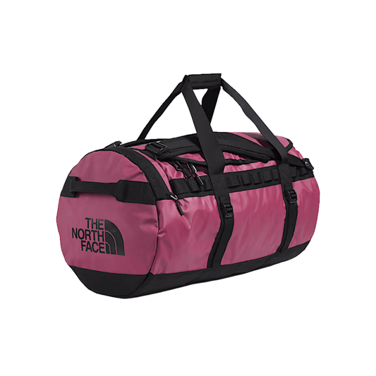 THE NORTH FACE BASE CAMP DUFFEL - MEDIUM - CYBERBERRY-TNF BLACK - ANGLE VIEW