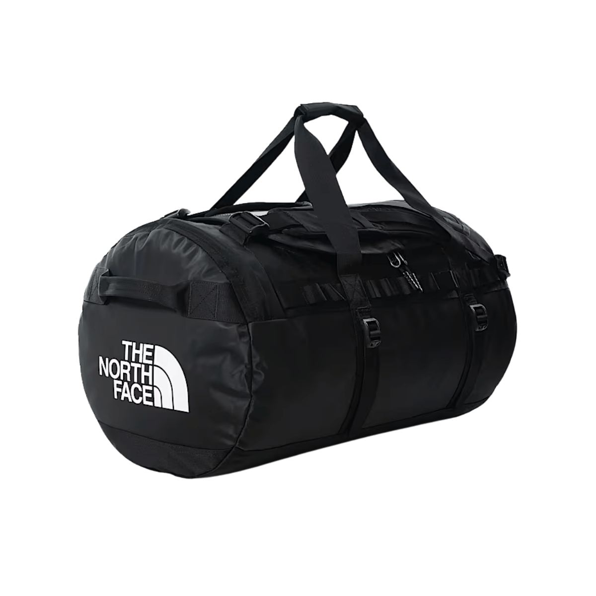 THE NORTH FACE BASE CAMP DUFFEL - MEDIUM - TNFBLACK-TNF WHITE NPF - ANGLE VIEW